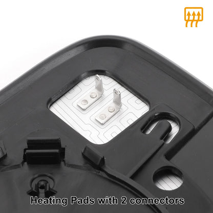 Right Side Heated White Mirror Glass for Toyota RAV4 (2005-2011)