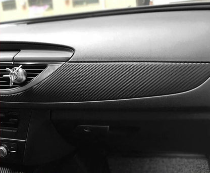 5D / Carbon Fiber / Interior Trim Stickers for Audi A6 C7 (2012–2018)