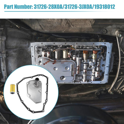 Transmission Oil Filters & Pan Gasket Set for Nissan Sentra (2013-2018)