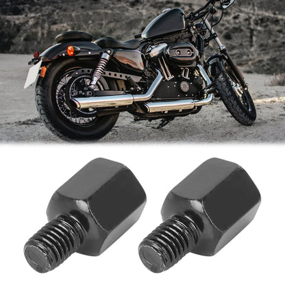 2 x 8mm Rearview Mirror Adapters Bolt Screws for Motorcycle