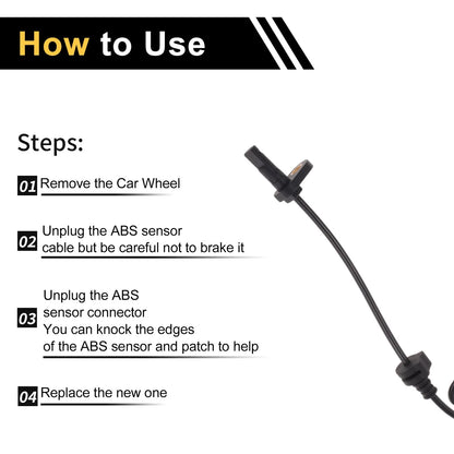 ABS Wheel Speed Sensor for Honda Jade (2015-2020) 1 Pcs Rear Left