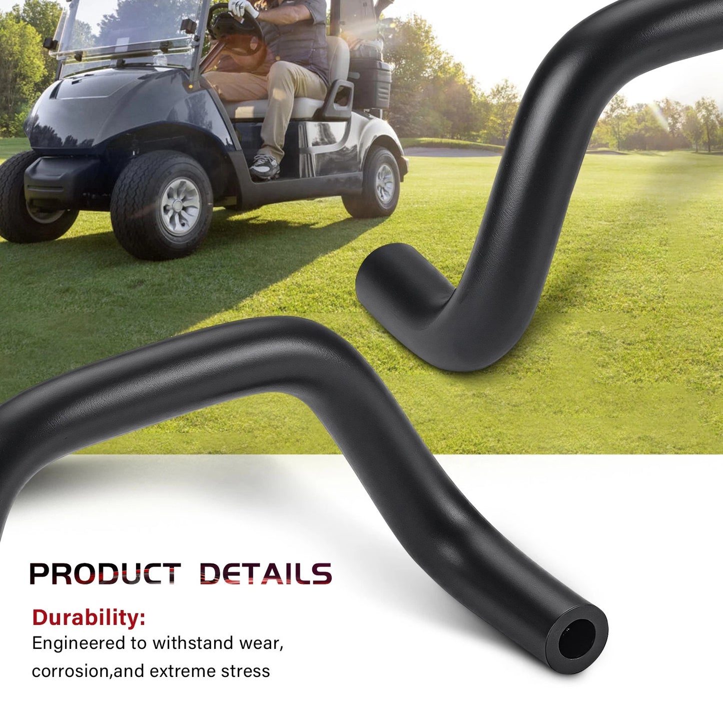 Air Intake Hose 2 Pack for EZGO Medalist 1994-2008