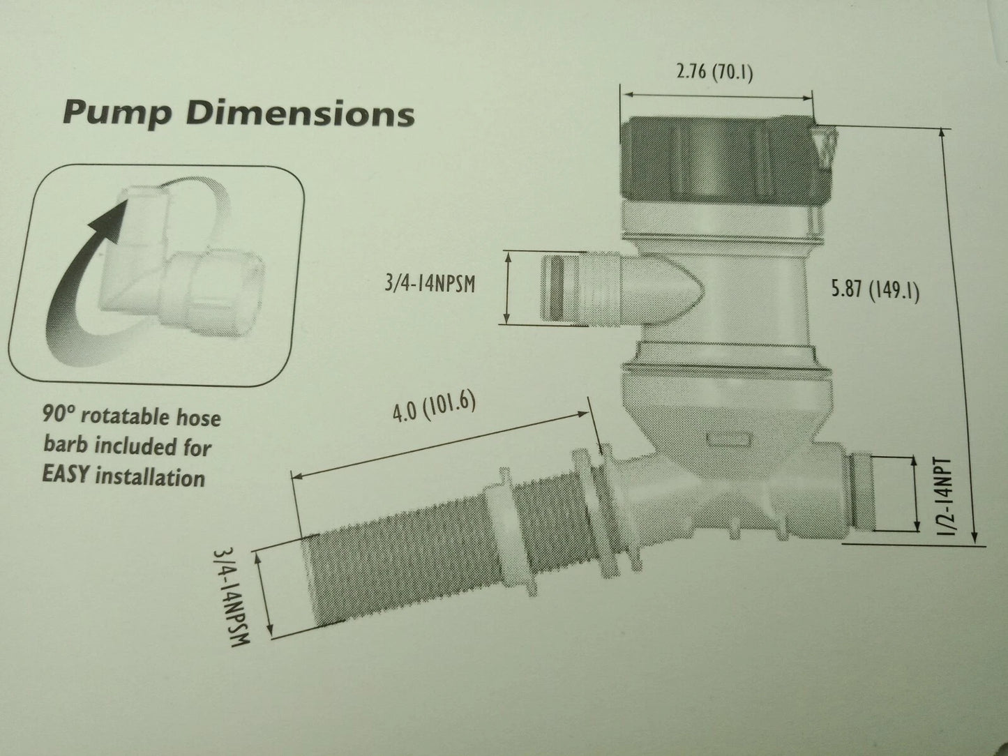 Bait Tank for Boat Complete 40 LT with Rule Pump, Hoses & Livewell Fittings