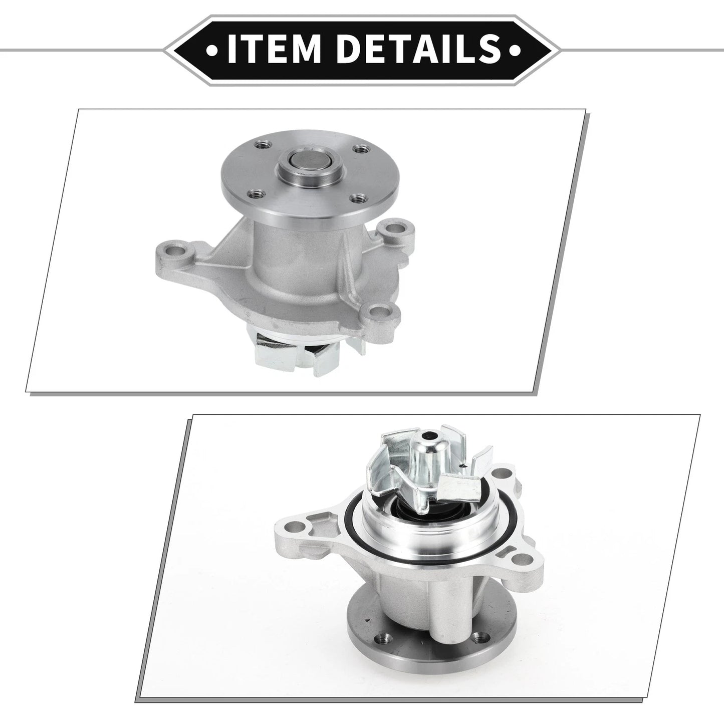 Water Pump for HYUNDAI GRAND i10 i20 KIA RIO PICANTO MORNING (2010-2023)