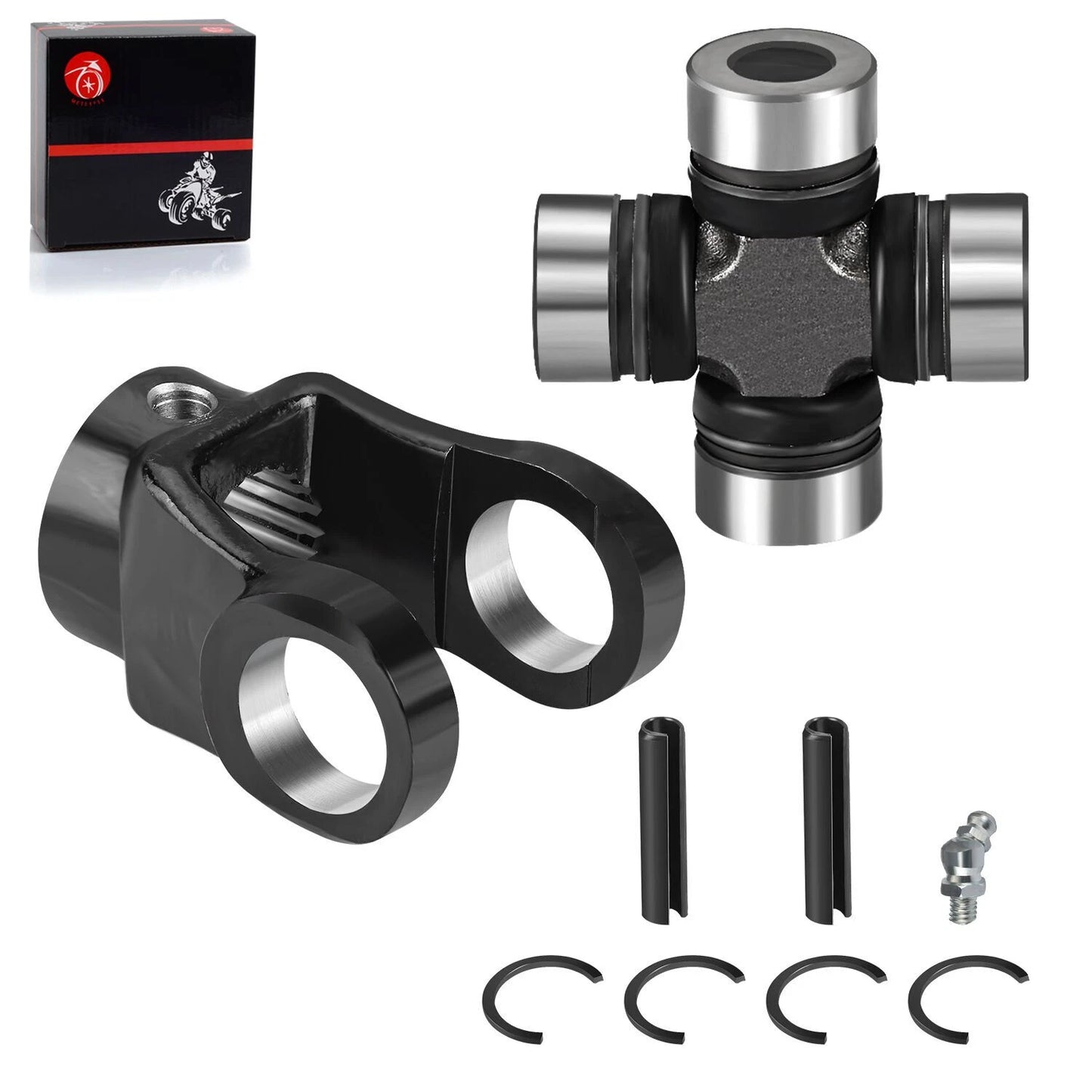 Front Drive Shaft Yoke U-Joint Kit for Polaris RZR