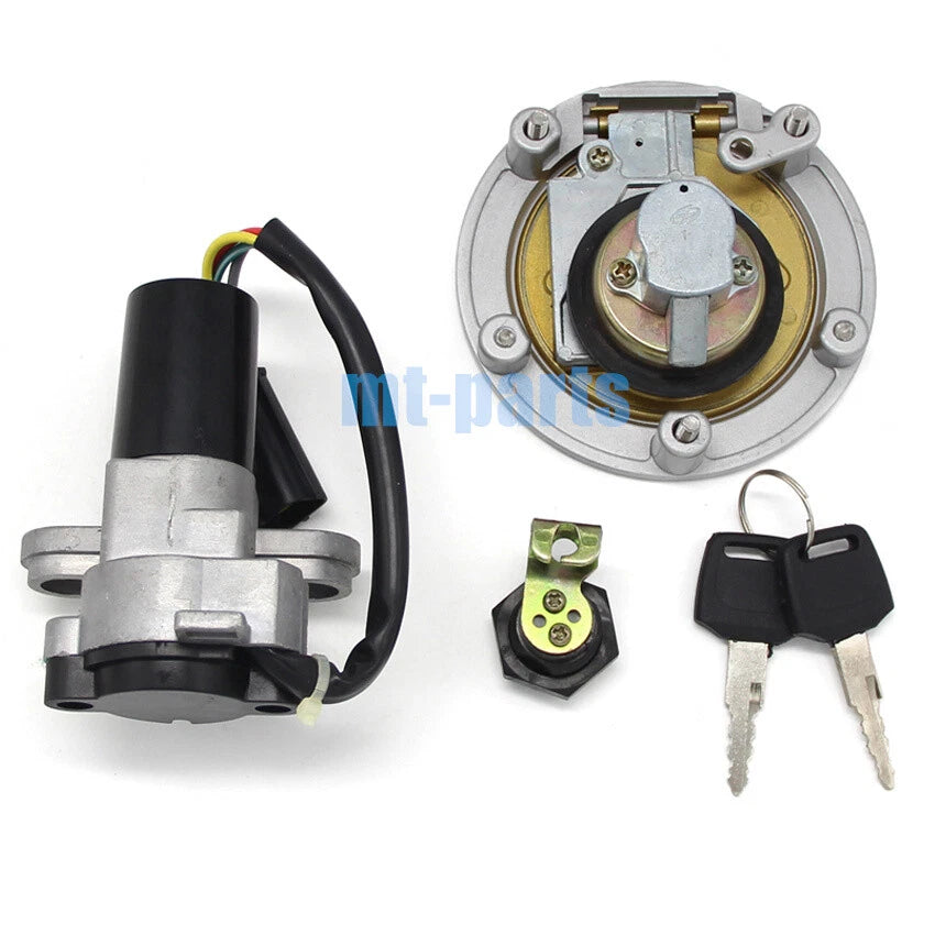 Ignition Key Switch & Fuel Tank Cap Lock Set for Ducati 848 1098 1198 (2008-2013)