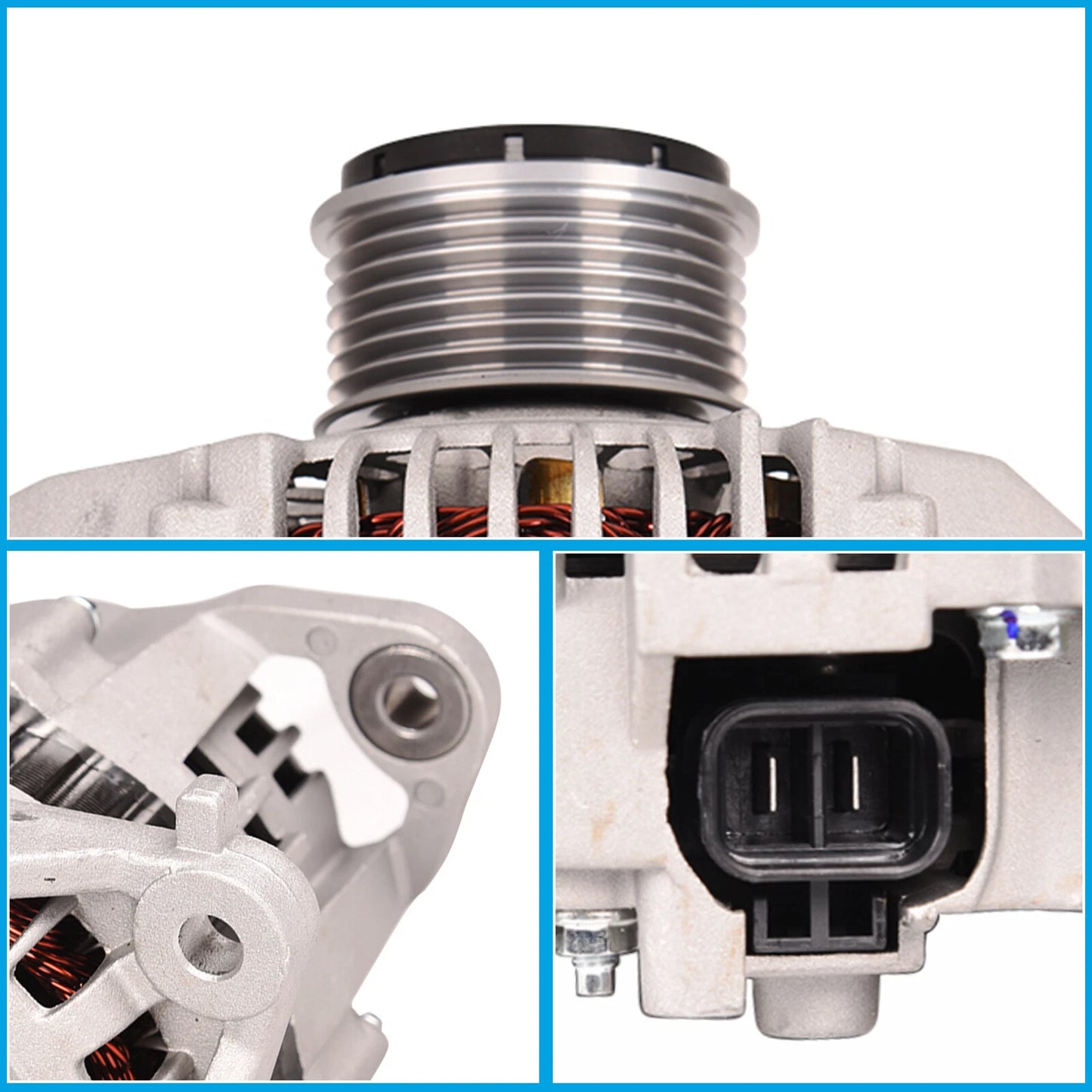 100A Alternator for Nissan Navara D22, GU Patrol Y61 ZD30DDTi 3.0L Diesel
