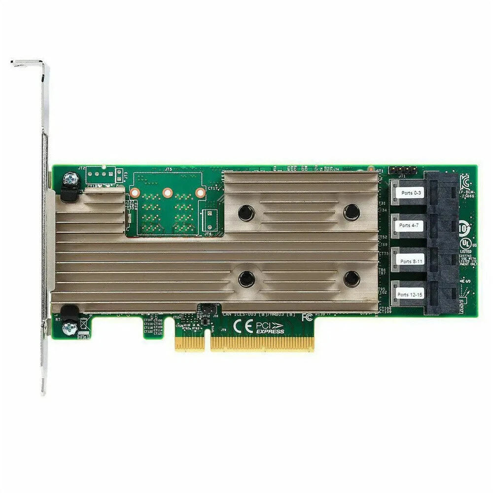 16-Port Logic Controller Card for SAS 12Gb/s PCIe 3.0 (2015-2023)