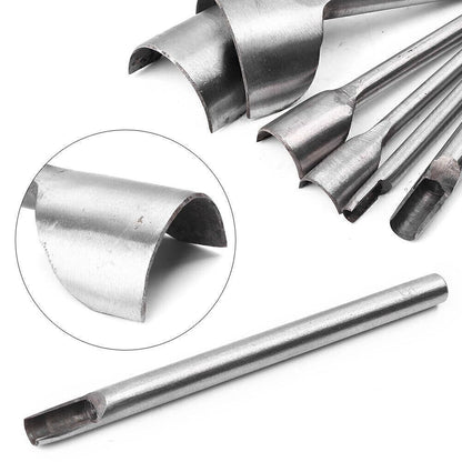 Leather Craft Half-Round Cutter Punch Tool for DIY Belt & Wallet (5-50MM)