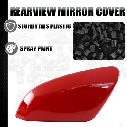 Left Driver Side Side Mirror Cap Cover for HONDA CIVIC 2016-2021 Red