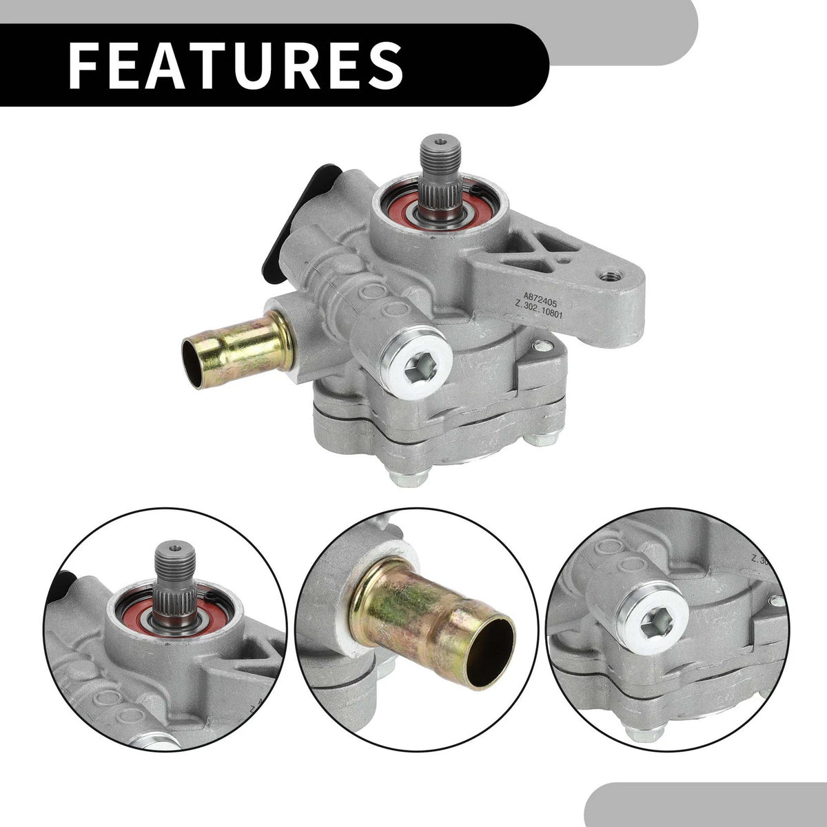 Car Power Steering Pump for Honda Accord (1998-2002)