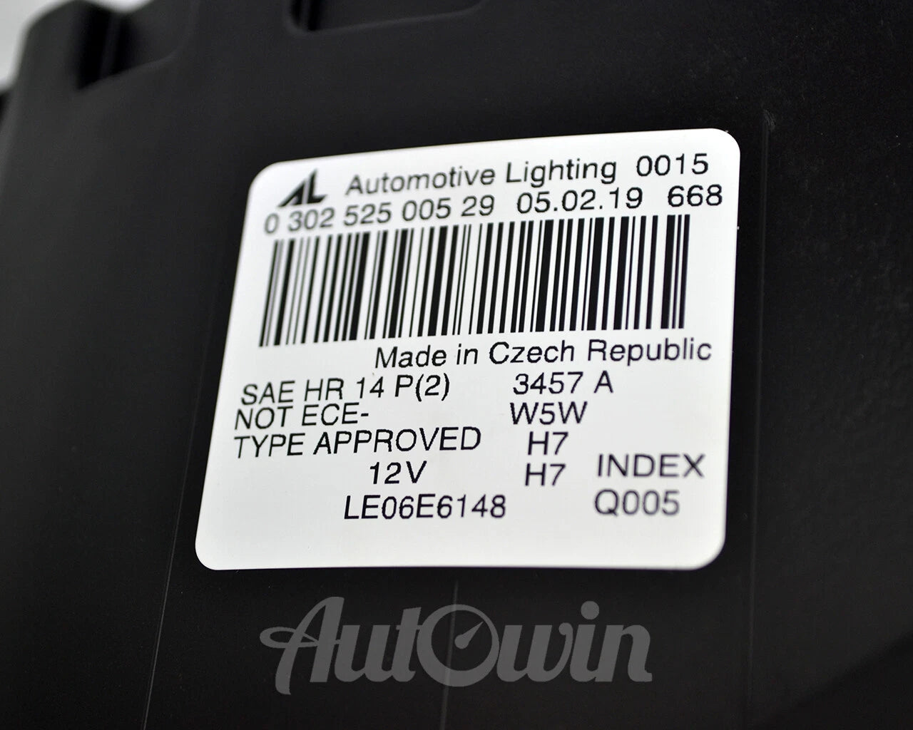 Black Halogen Headlight for Mercedes Benz C Class W204 (2007-2014)
