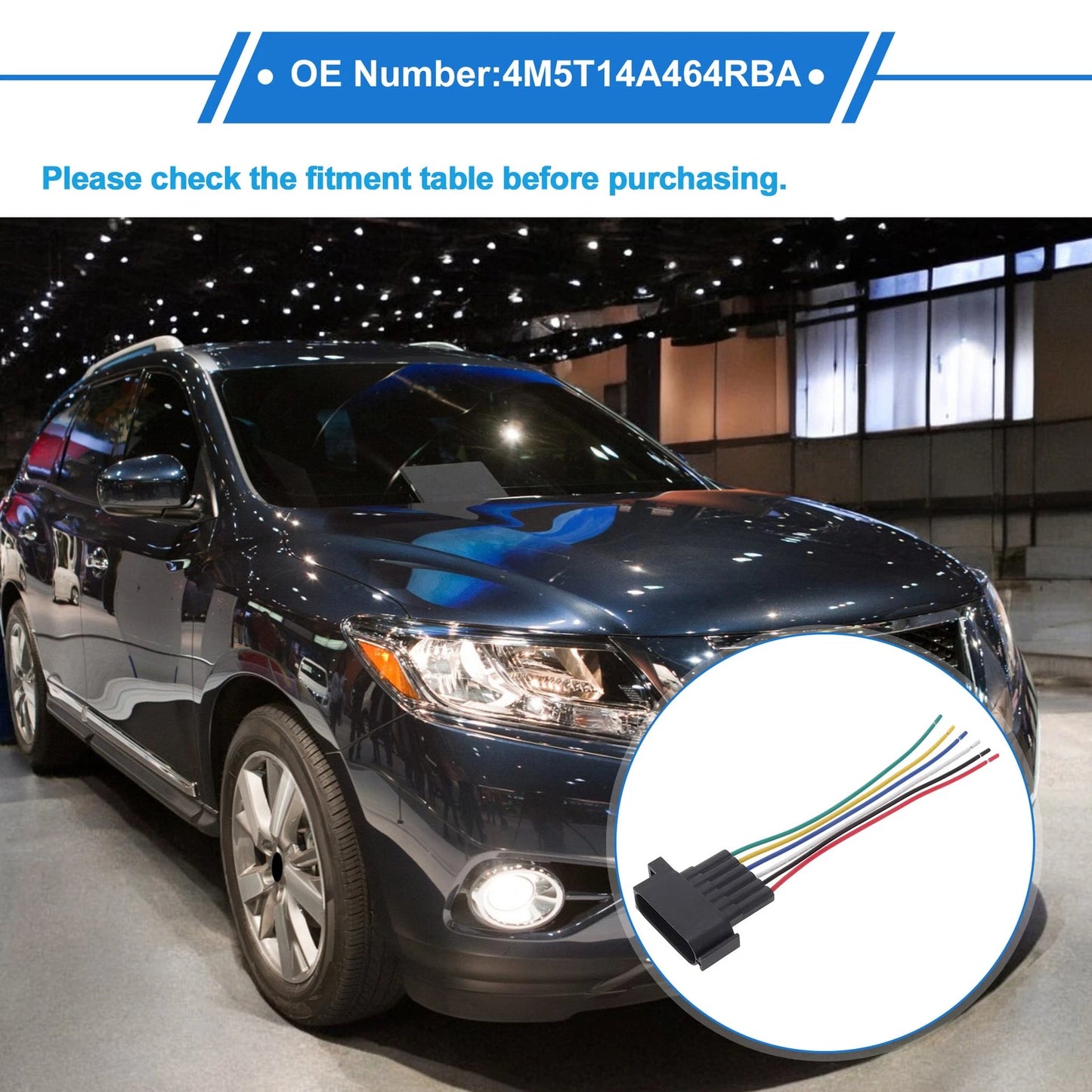 6 Pin Accelerator Pedal Position Sensor Connector for Ford Focus (2003-2008)
