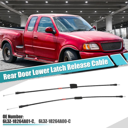 Rear Lower Door Latch Cable Set for Ford F-150 F-250 (1997-2004)