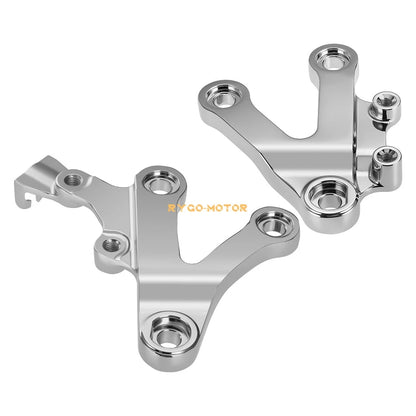 Footrest Footpeg Brackets for Kawasaki Ninja ZX-6R ZX-9R ZZR600 (1998–2008)