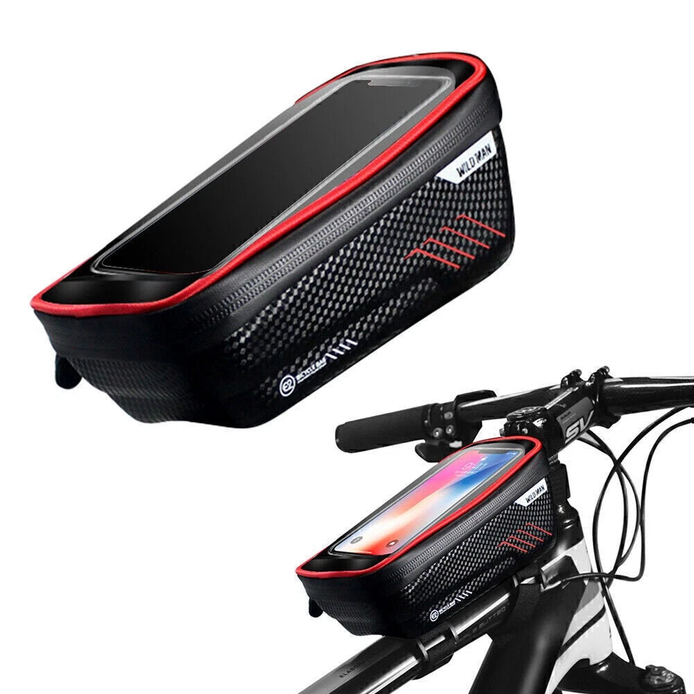 6.2" Mountain Bike Bag for MTB - Front Mobile Phone Case Top Tube Bag