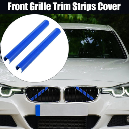 ABS Front Grille Trim Strips Cover Decor Blue for BMW 5/6/7 Series