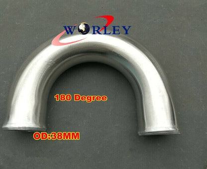 1.5" 180° 38MM Aluminum Turbo Intercooler Pipe