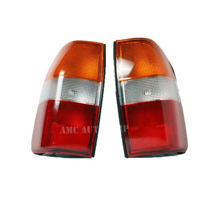 Pair Tail Light Lamp +Bulb Fits Mitsubishi L200  Strada Triton MK UTE 1996-05 DE
