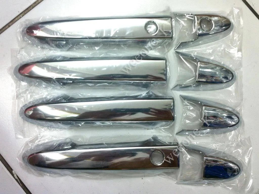 8 x Chrome Door Handle Covers for Honda City (2014-2018)