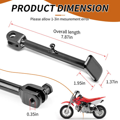 Side Kick Stand Bar Assembly w/ Spring Kit for Honda CRF50F (2004–2012)