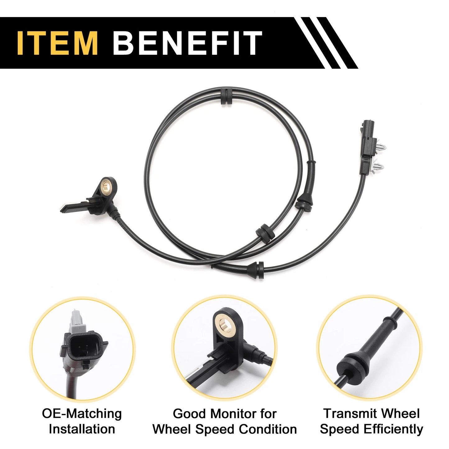 ABS Wheel Speed Sensor for Nissan TITAN (2012-2015) Rear Left