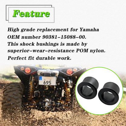 12 x A-Arm Bushings Set for Yamaha Raptor 660R YFM660R (2001–2005)
