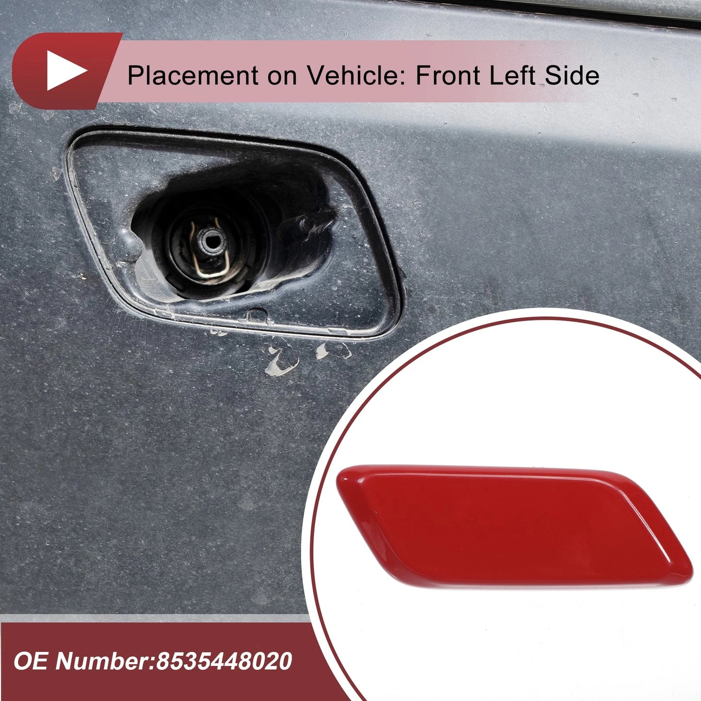 Front Right Headlight Washer Nozzle Cover for Lexus RX350 (2013-2015)