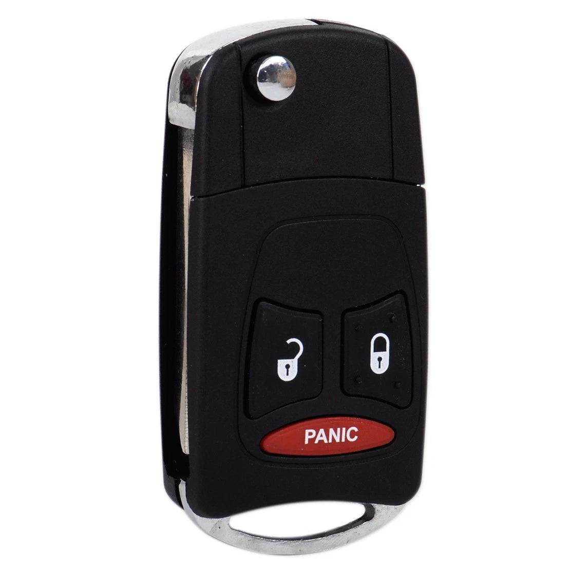 3 Button Flip Key Remote Control Housing for Chrysler Dodge Durango Jeep (2004-2020)