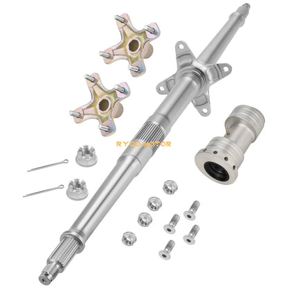 Rear Axle Shaft & Wheel Hub & Bearing Carrier for Honda TRX400X (2009–2014)