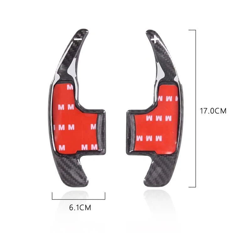 For Mustang 2015-2019 Real Carbon Fiber Steering Wheel Shift Paddle Handle