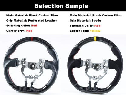 Black Carbon Steering Wheel for BMW F10 F11 F07 F12 F13 F06 F01 F02 M5 M6 (2010-2017)
