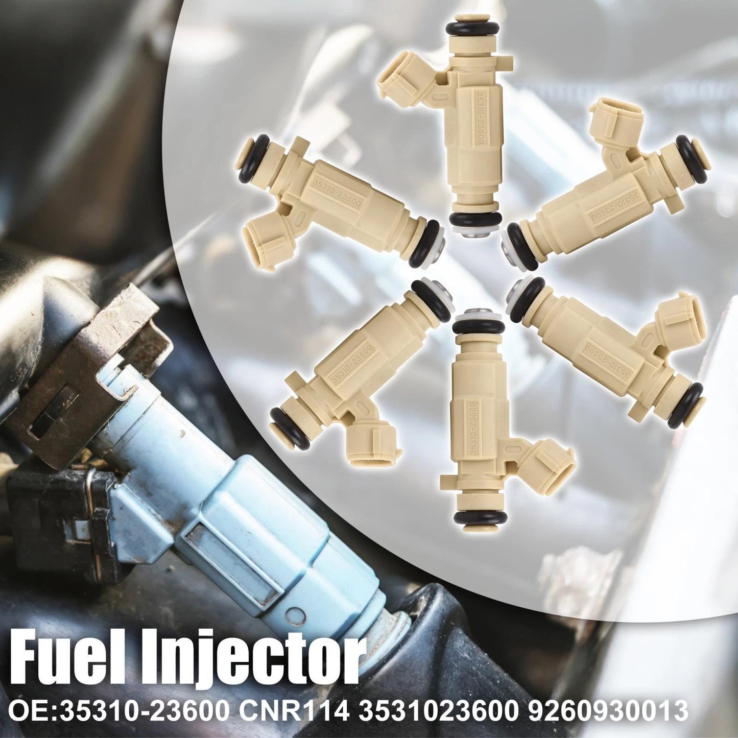 6 x Fuel Injectors for Hyundai Tucson, Kia Soul 2.0L, 2.7L, 3.3L (2005-2023)