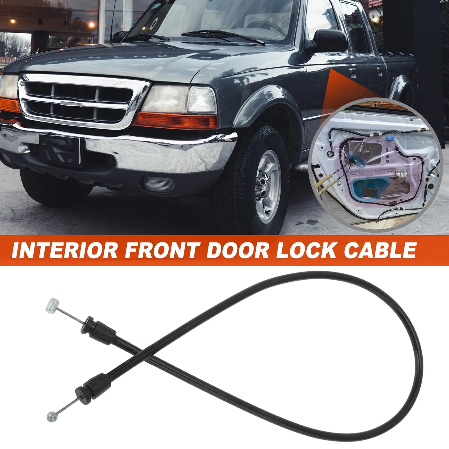 Front Left/Right Door Latch Release Cable for Ford Ranger (1993-2011)