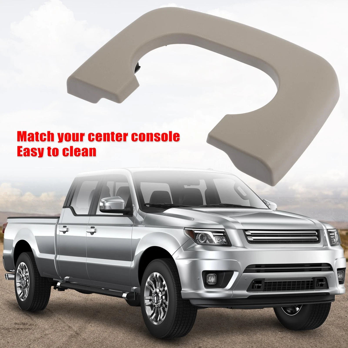 ABS Cup Holder Pad for Ford F150 (1993-2003) Brown