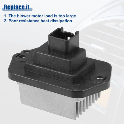 Blower Motor Resistor for Mazda 6 (2006-2007) Black Silver Tone