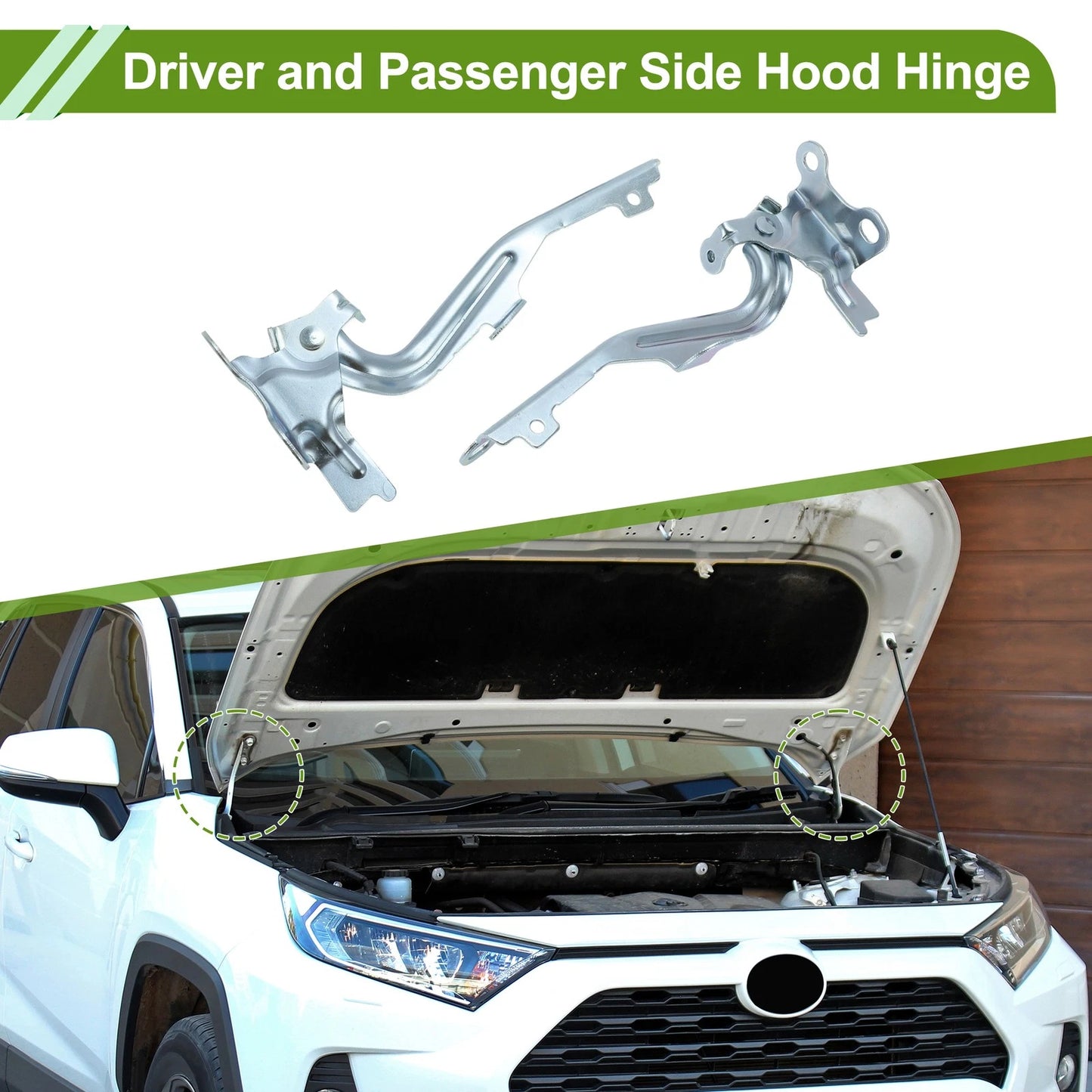 Hood Hinges 1 x for Toyota Venza (2009–2017)