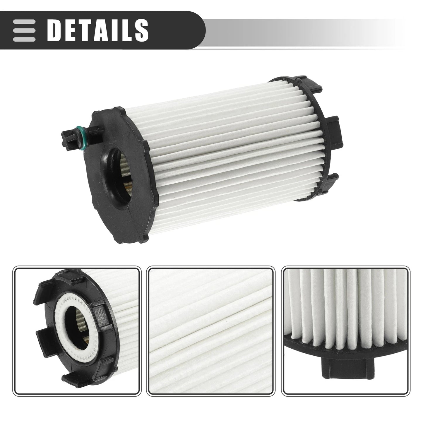 Engine Oil Filter Set with Gasket for Audi RS5 2013-2015 4.2L V8 Gas