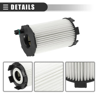 Engine Oil Filter Set with Gasket for Audi RS5 2013-2015 4.2L V8 Gas