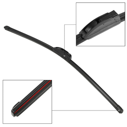 3 Pcs Front Windshield Wiper Blades for Toyota RAV4 (2006-2015)