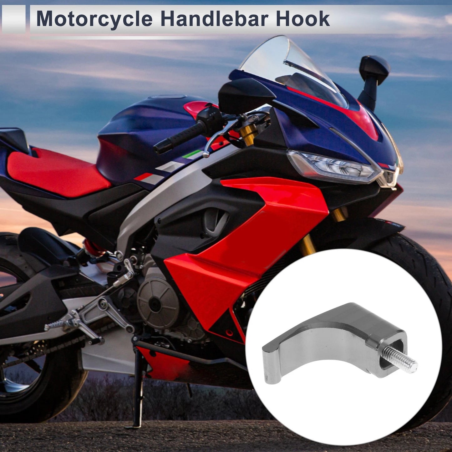 L-Shape / 1 Set / Aluminum Alloy Motorcycle Hanging Hook for Motorcycle
