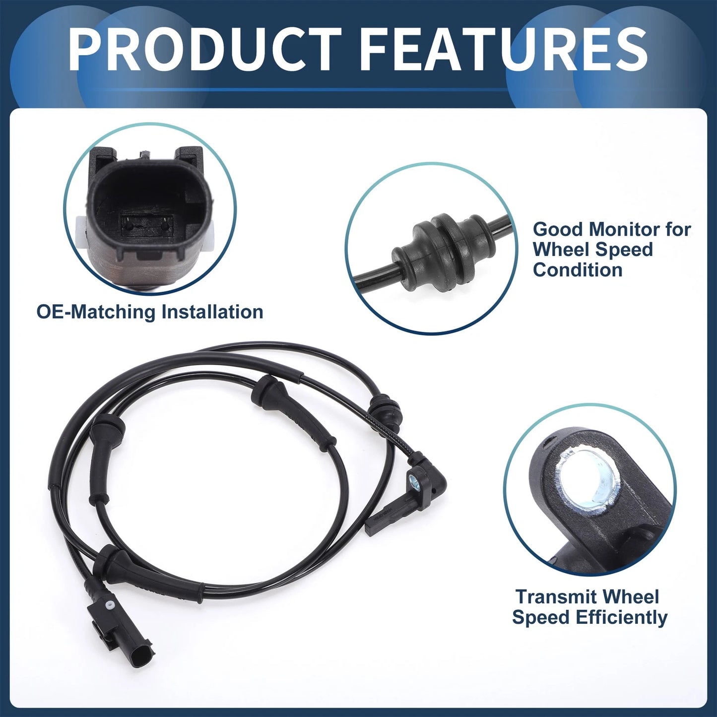 ABS Wheel Speed Sensor for Jeep Compass (2007-2017)