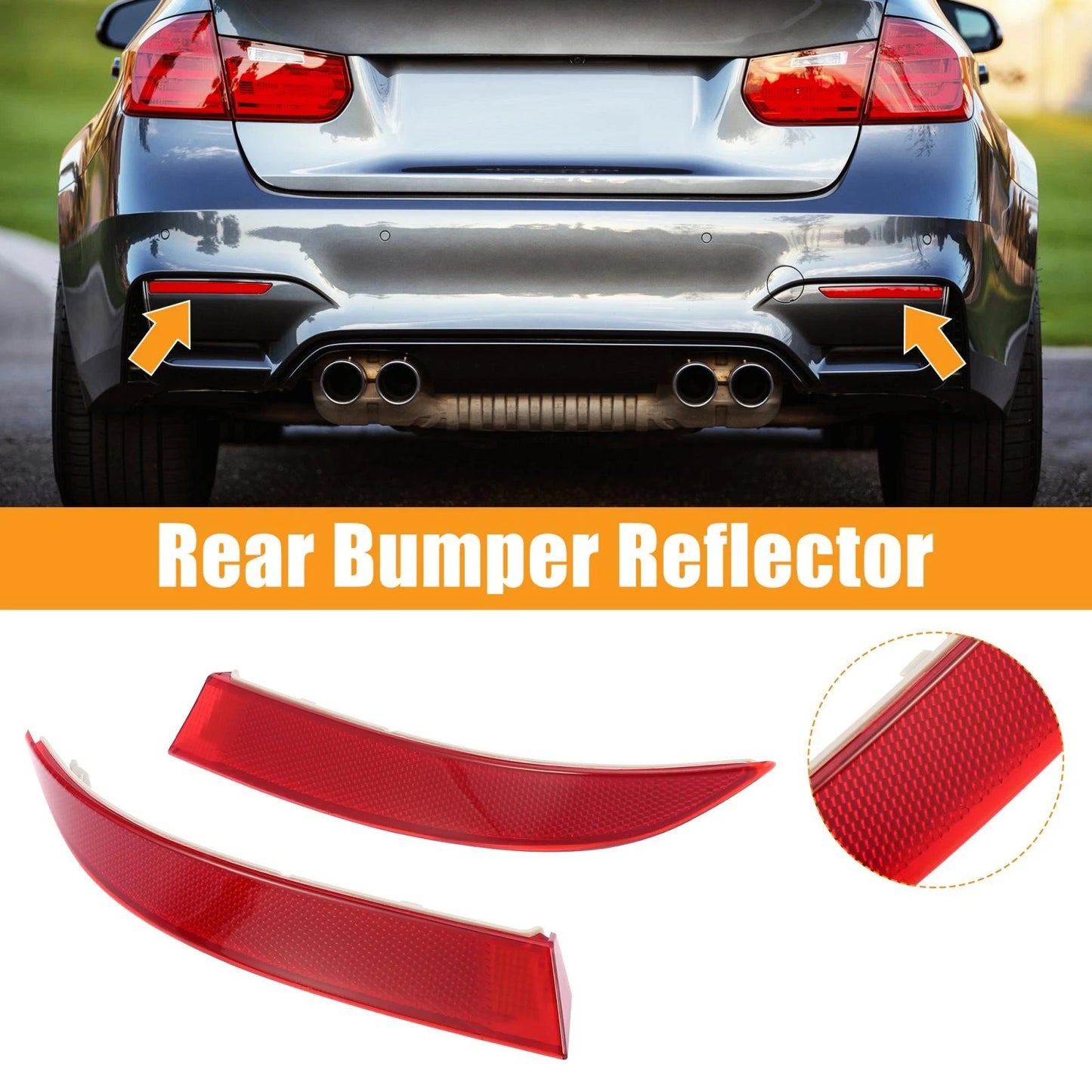 Rear Bumper Reflector Strips  for BMW X5 (2000-2006)