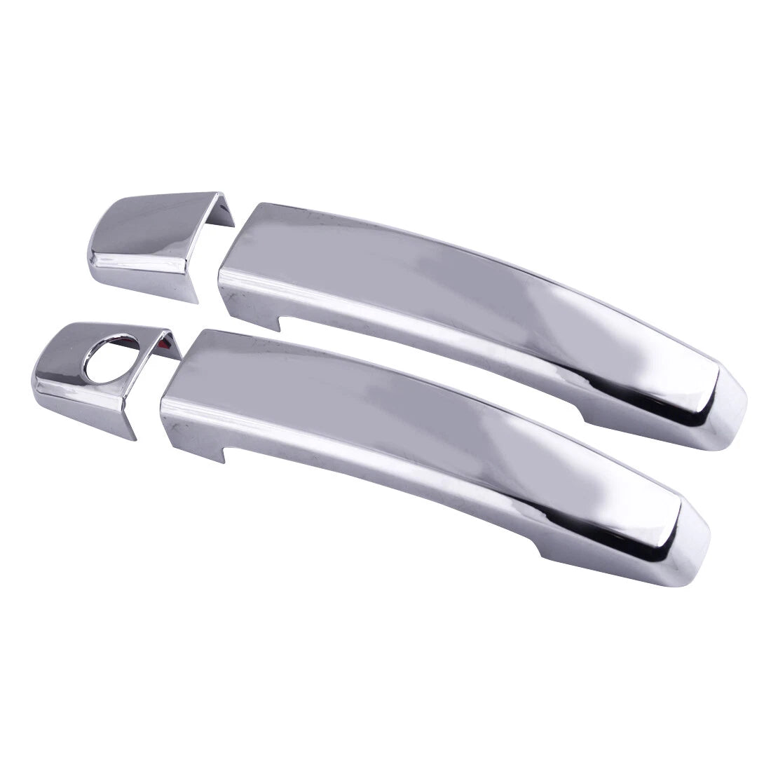 8pcs Chrome Exterior Door Handle Covers for Chevy Traverse (2009-2012)