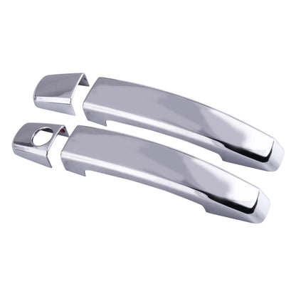 8pcs Chrome Exterior Door Handle Covers for Chevy Traverse (2009-2012)