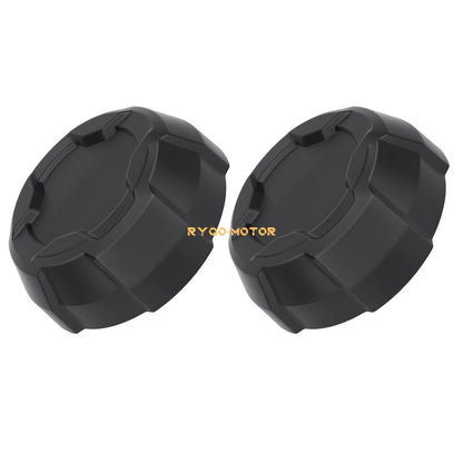 2 x Matte Black Rim Caps for Polaris Ranger 570 Crew SP (2022–2025)