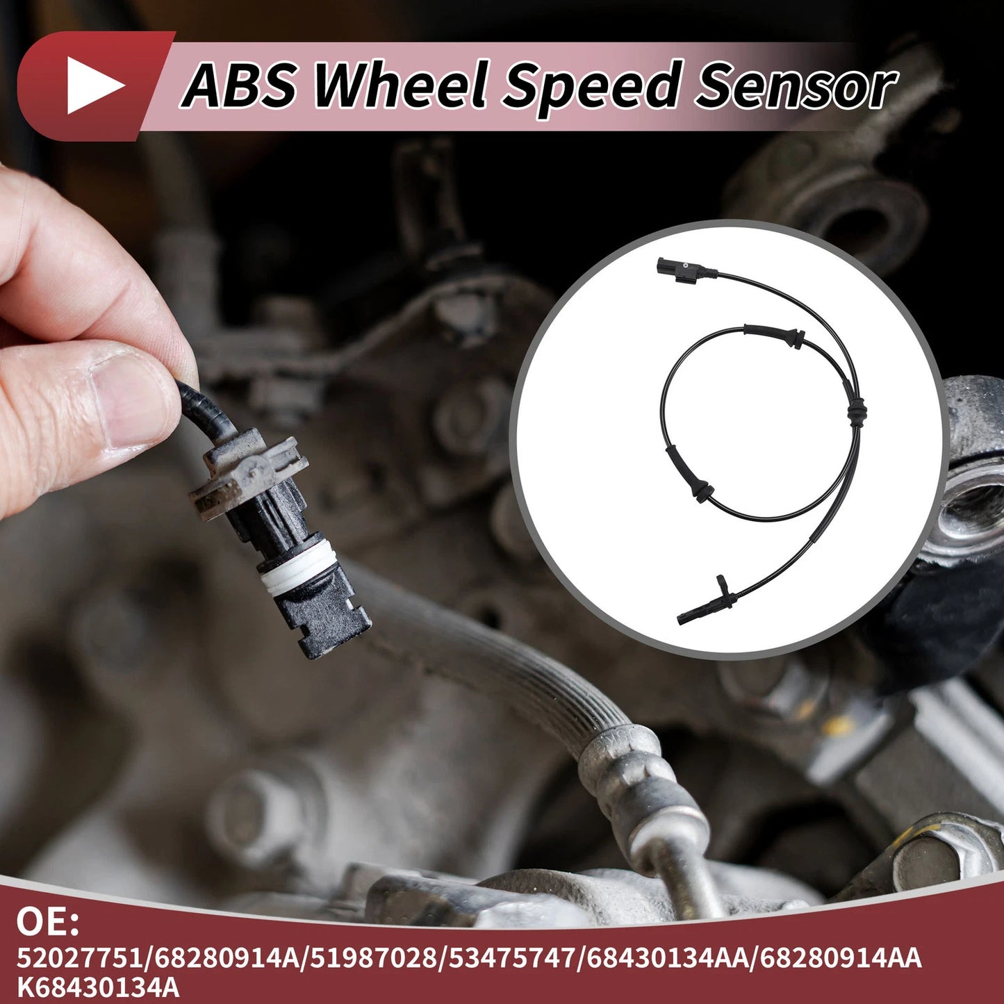 ABS Wheel Speed Sensor for Jeep Compass (2017-2019)