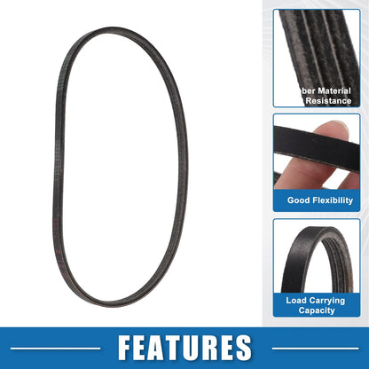 3 x Car Serpentine Belts for Toyota Celica (1990-1997) EPDM Black