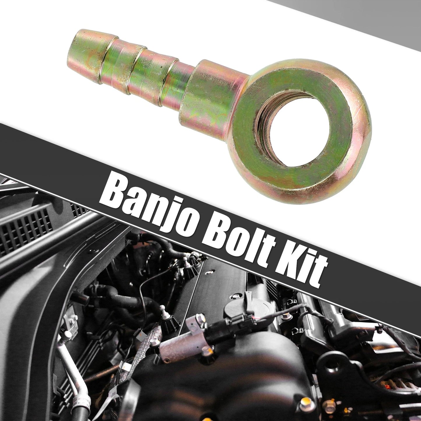 M10x1 / Banjo Bolt with Copper Washers for Motorcycle
