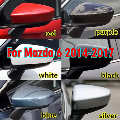 Left Driver Right Passenger Side Mirror Cover for Mazda 6 (2014-2017)